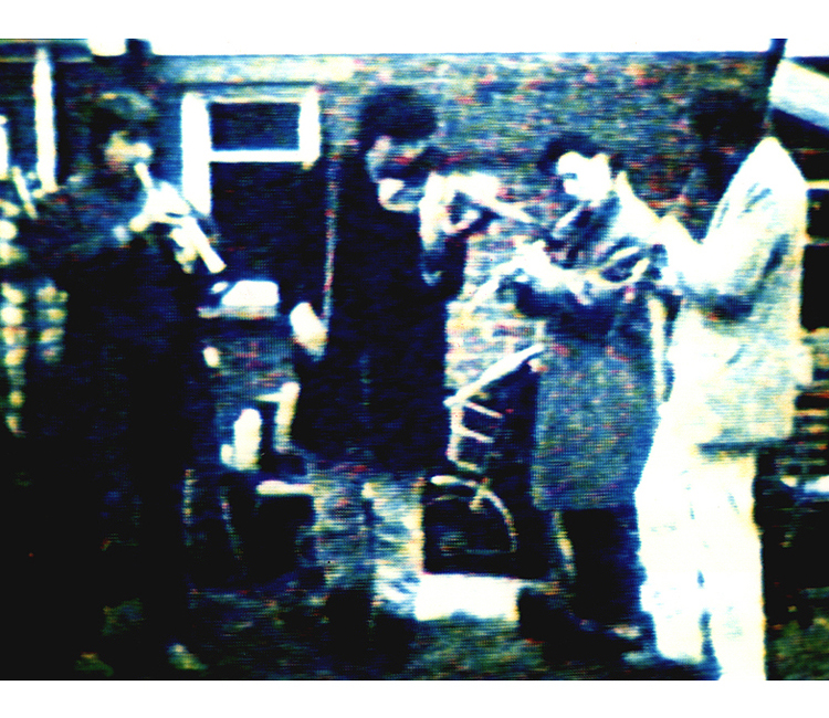 4 members of the Omega Ensemble (circa 1984)